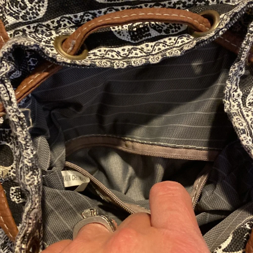 Safari/Zoo Animal Motif Backpack Satchel